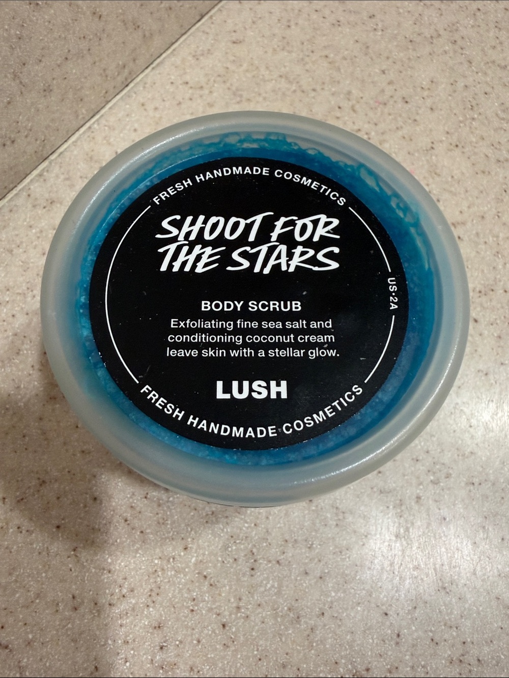 LUSH Shoot for the Stars Blue Body Scrub - Vibrant Blue